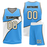 Custom Blue White Atlanta City Edition Personalized Reversible Basketball Set Sports Basketball Jersey BBJ01R-D0610-1-COOLMAX